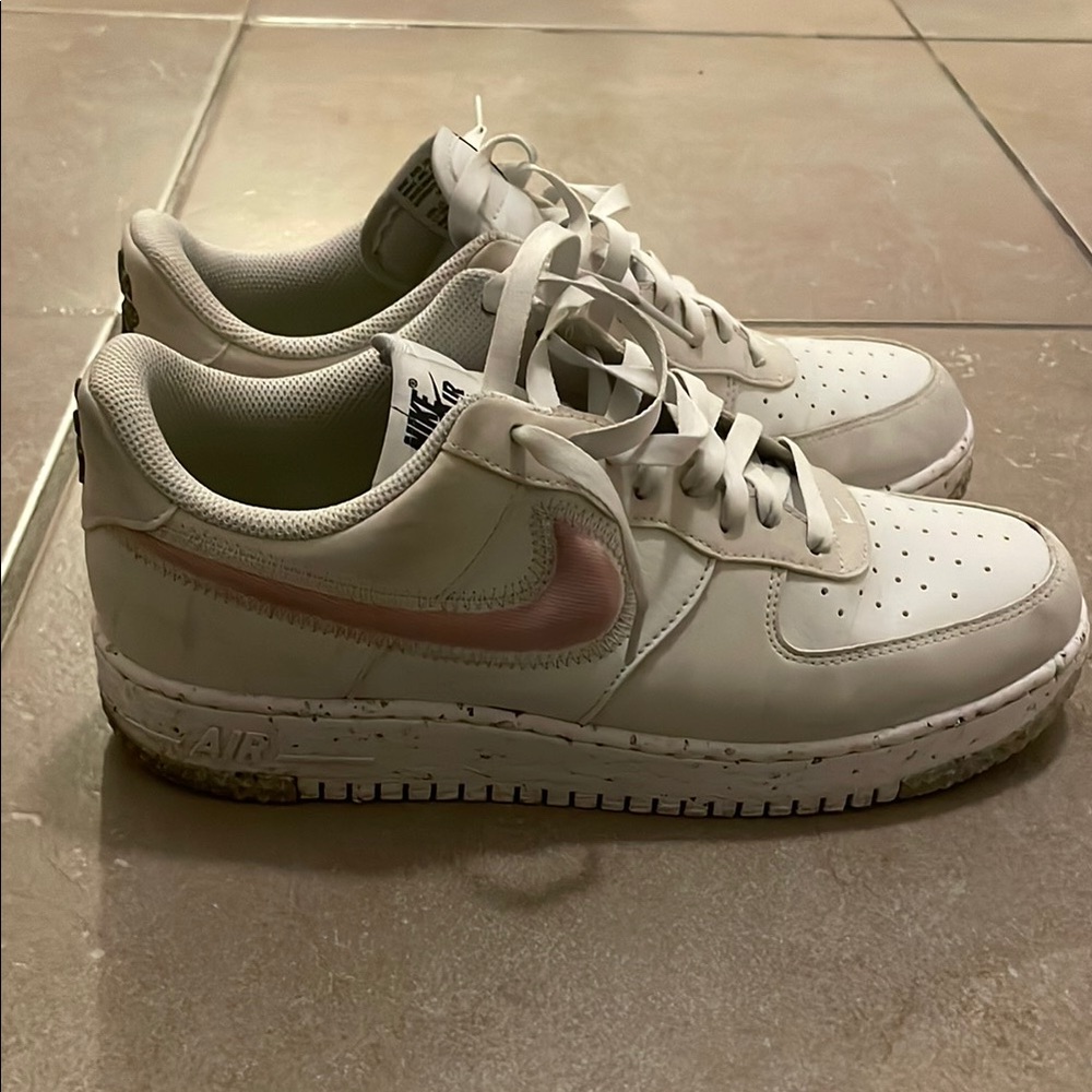Nike Air Force 1 White Sneakers Classic Comfort